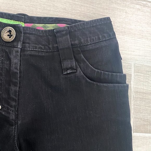 Vintage GHG Mid-Rise Straight Leg Studded Pocket Jeans in Black Denim Size 29 - Picture 7 of 15